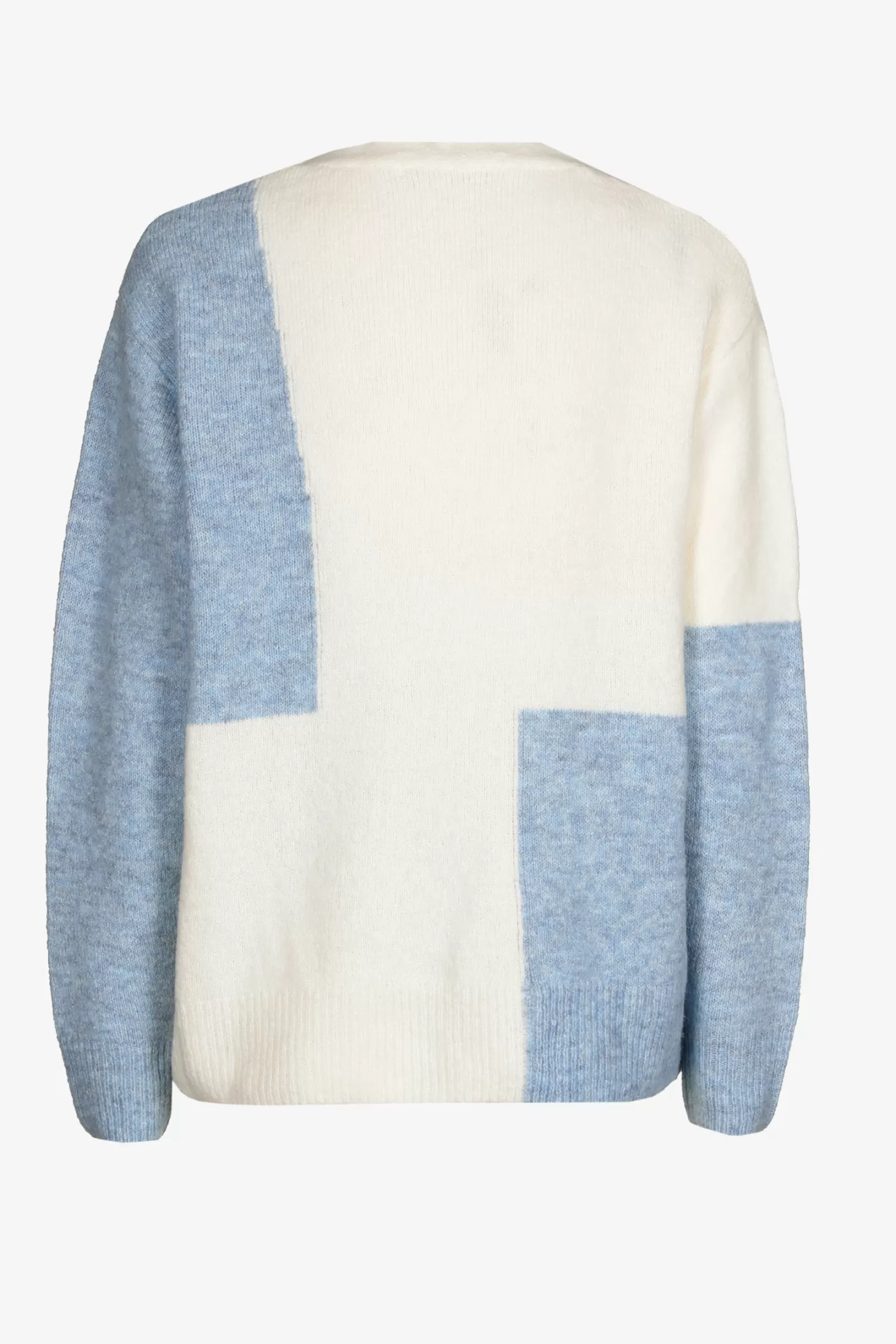 Femme Xandres Pull à couleurs contrastées confectionné dans un mélange de laines