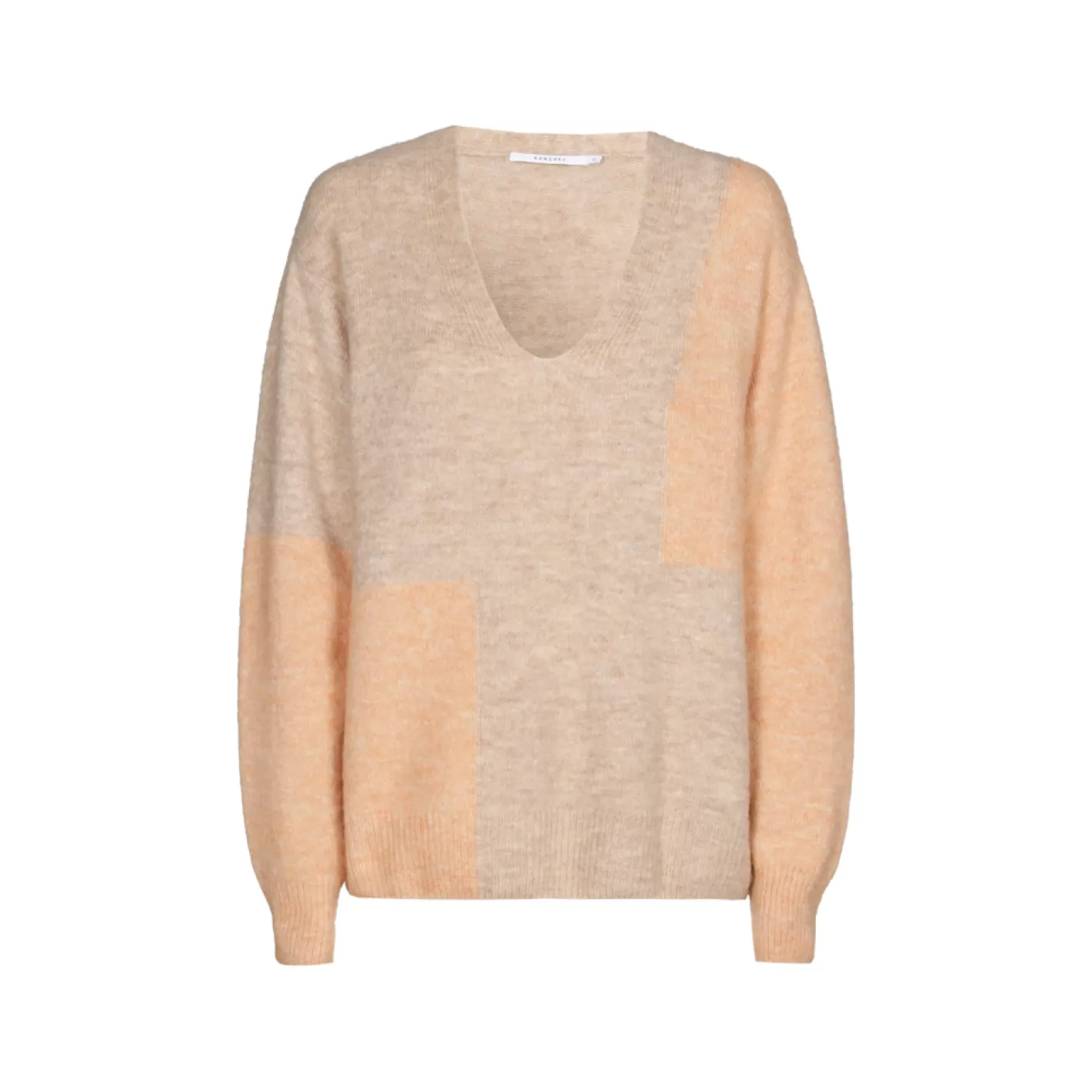 Femme Xandres Pull à couleurs contrastées confectionné dans un mélange de laines